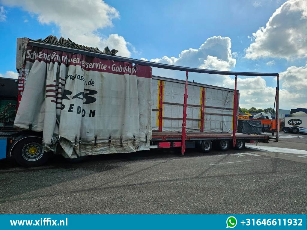 Wiese 3-ass. Semi dieplader met huifopbouw - Επικαθήμενο με χαμηλό δάπεδο: φωτογραφία 4 Wiese 3-ass. Semi dieplader met huifopbouw - Επικαθήμενο με χαμηλό δάπεδο: φωτογραφία 4