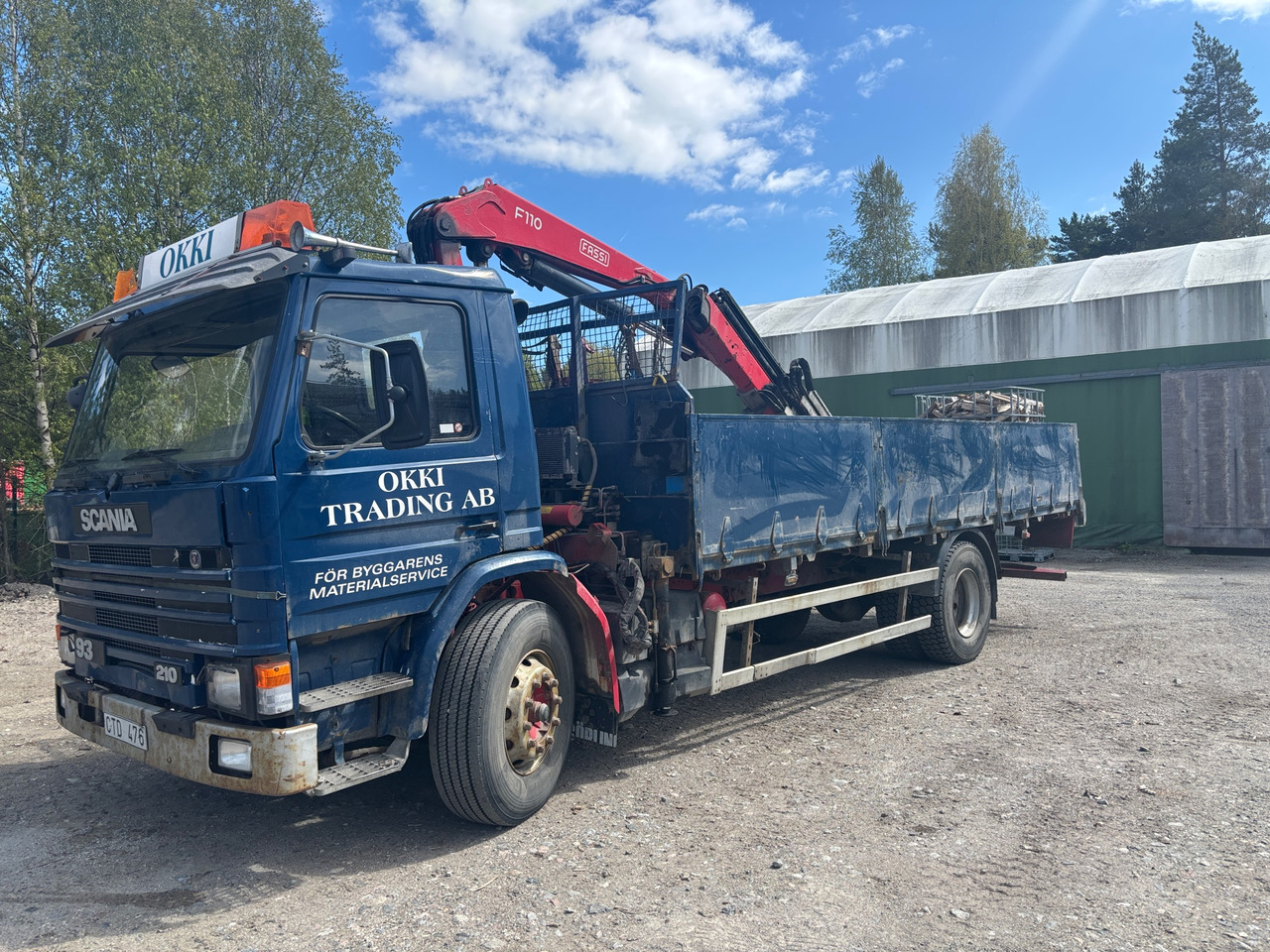 Scania G93ML4X2L 21050 - Φορτηγό με γερανό: φωτογραφία 1 Scania G93ML4X2L 21050 - Φορτηγό με γερανό: φωτογραφία 1