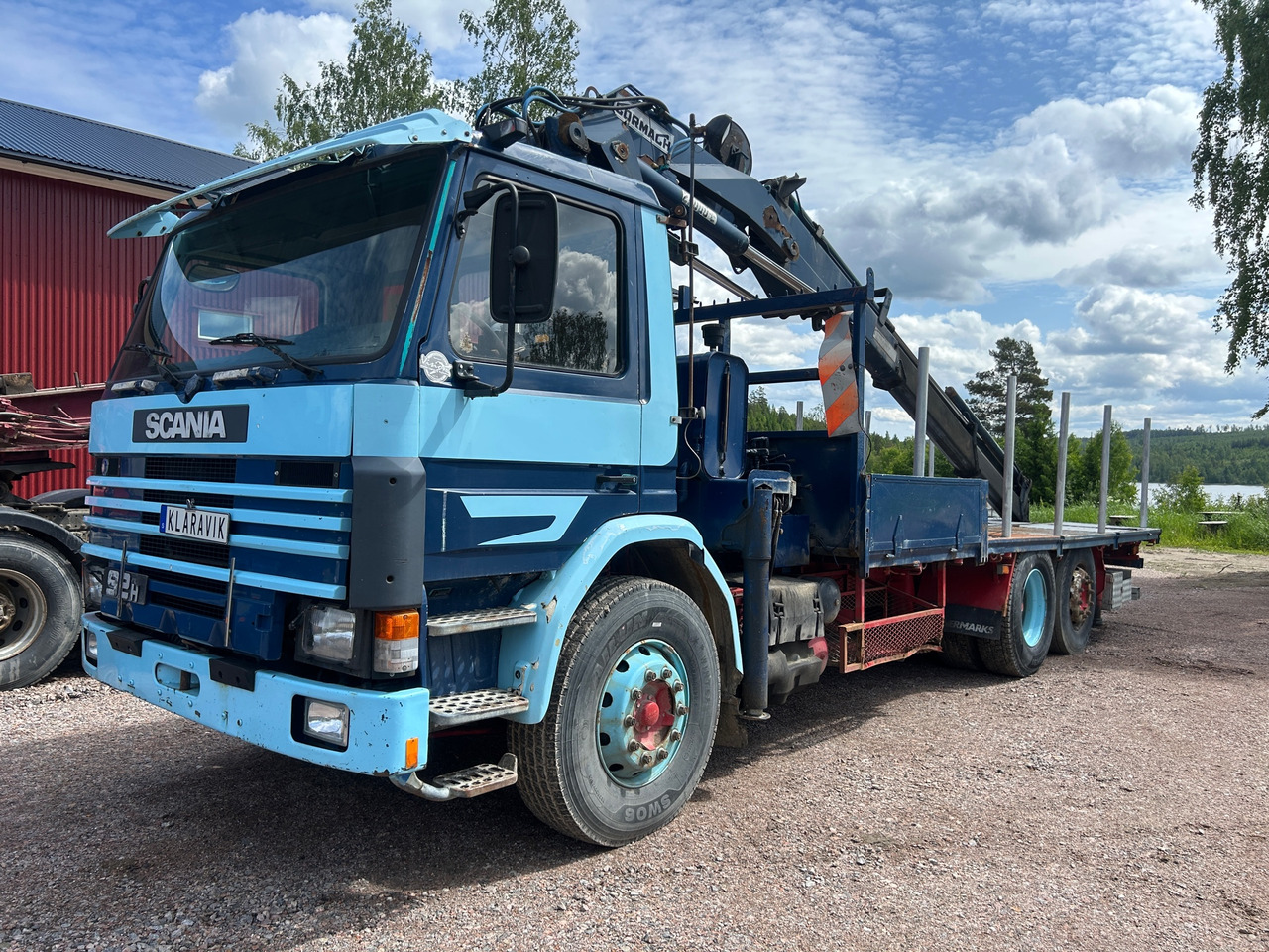 Scania P92M6X2 46 - Φορτηγό με γερανό: φωτογραφία 1 Scania P92M6X2 46 - Φορτηγό με γερανό: φωτογραφία 1