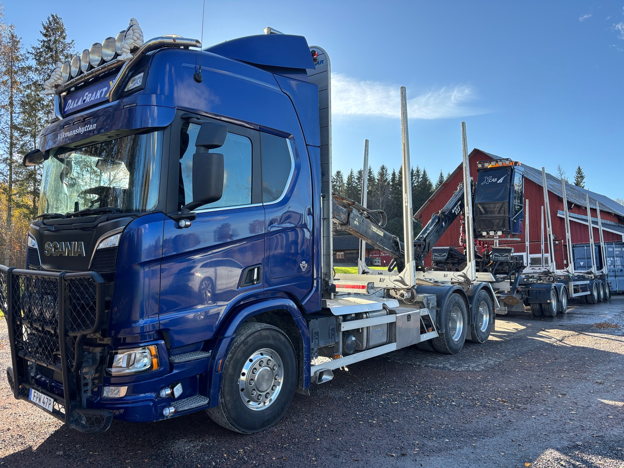 Scania R650 B 6X4 NB - Φορτηγό ξυλείας, Φορτηγό με γερανό: φωτογραφία 1 Scania R650 B 6X4 NB - Φορτηγό ξυλείας, Φορτηγό με γερανό: φωτογραφία 1