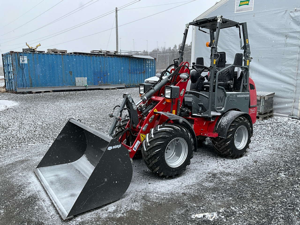 Weidemann 1160 - Ελαστιχοφόρος φορτωτής: φωτογραφία 1 Weidemann 1160 - Ελαστιχοφόρος φορτωτής: φωτογραφία 1