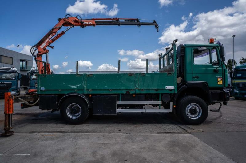MAN FE 310A-4X4+ATLAS 105.1 A3 - Φορτηγό με ανοιχτή καρότσα, Φορτηγό με γερανό: φωτογραφία 3 MAN FE 310A-4X4+ATLAS 105.1 A3 - Φορτηγό με ανοιχτή καρότσα, Φορτηγό με γερανό: φωτογραφία 3