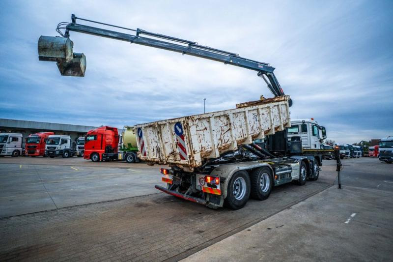 MAN TGS 32.420 BL + HIAB X-HIDUO 188/3x - Φορτηγό φόρτωσης γάντζου, Φορτηγό με γερανό: φωτογραφία 4 MAN TGS 32.420 BL + HIAB X-HIDUO 188/3x - Φορτηγό φόρτωσης γάντζου, Φορτηγό με γερανό: φωτογραφία 4