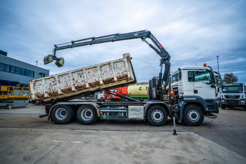 MAN TGS 32.420 BL + HIAB X-HIDUO 188/3x - Φορτηγό φόρτωσης γάντζου, Φορτηγό με γερανό: φωτογραφία 3 MAN TGS 32.420 BL + HIAB X-HIDUO 188/3x - Φορτηγό φόρτωσης γάντζου, Φορτηγό με γερανό: φωτογραφία 3