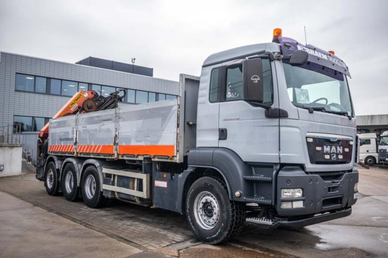 Φορτηγό με ανοιχτή καρότσα, Φορτηγό με γερανό MAN TGS 35.440 BL - PK 33002/8xhydr.: φωτογραφία 8