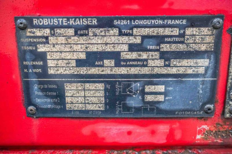 Επικαθήμενο ανατρεπόμενο ROBUSTE-KAISER KIPPER - HYRD. DEUR-30m3: φωτογραφία 8