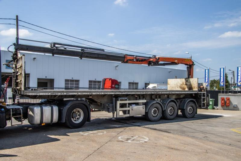 SYSTEM TRAILER CRANE/KRAN/GRUE-PALFINGER 24T/M+3EXT - Επικαθήμενο πλατφόρμα/ Καρότσα: φωτογραφία 1 SYSTEM TRAILER CRANE/KRAN/GRUE-PALFINGER 24T/M+3EXT - Επικαθήμενο πλατφόρμα/ Καρότσα: φωτογραφία 1