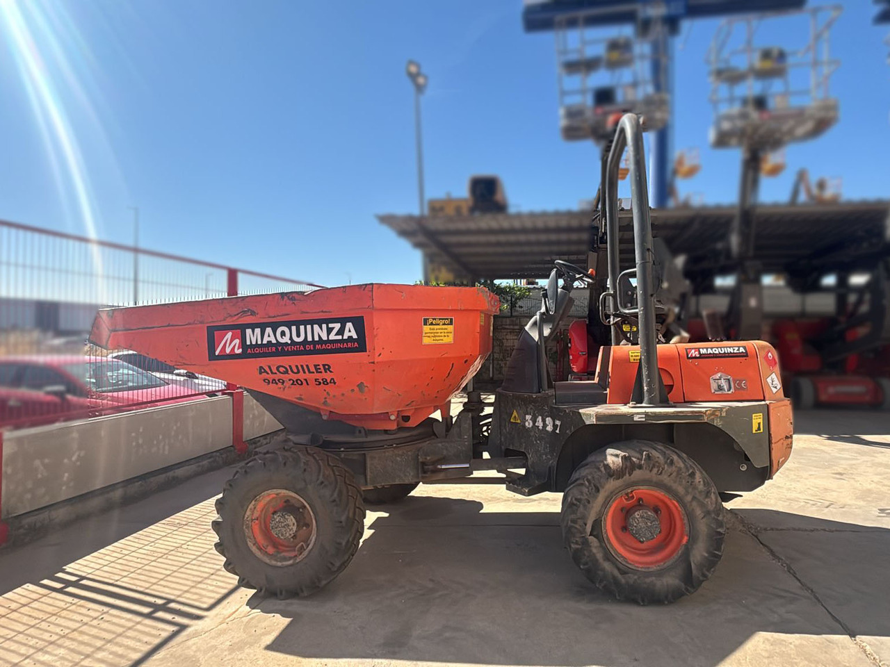 AUSA D350 AHG - Μίνι ανατρεπόμενο: φωτογραφία 3 AUSA D350 AHG - Μίνι ανατρεπόμενο: φωτογραφία 3