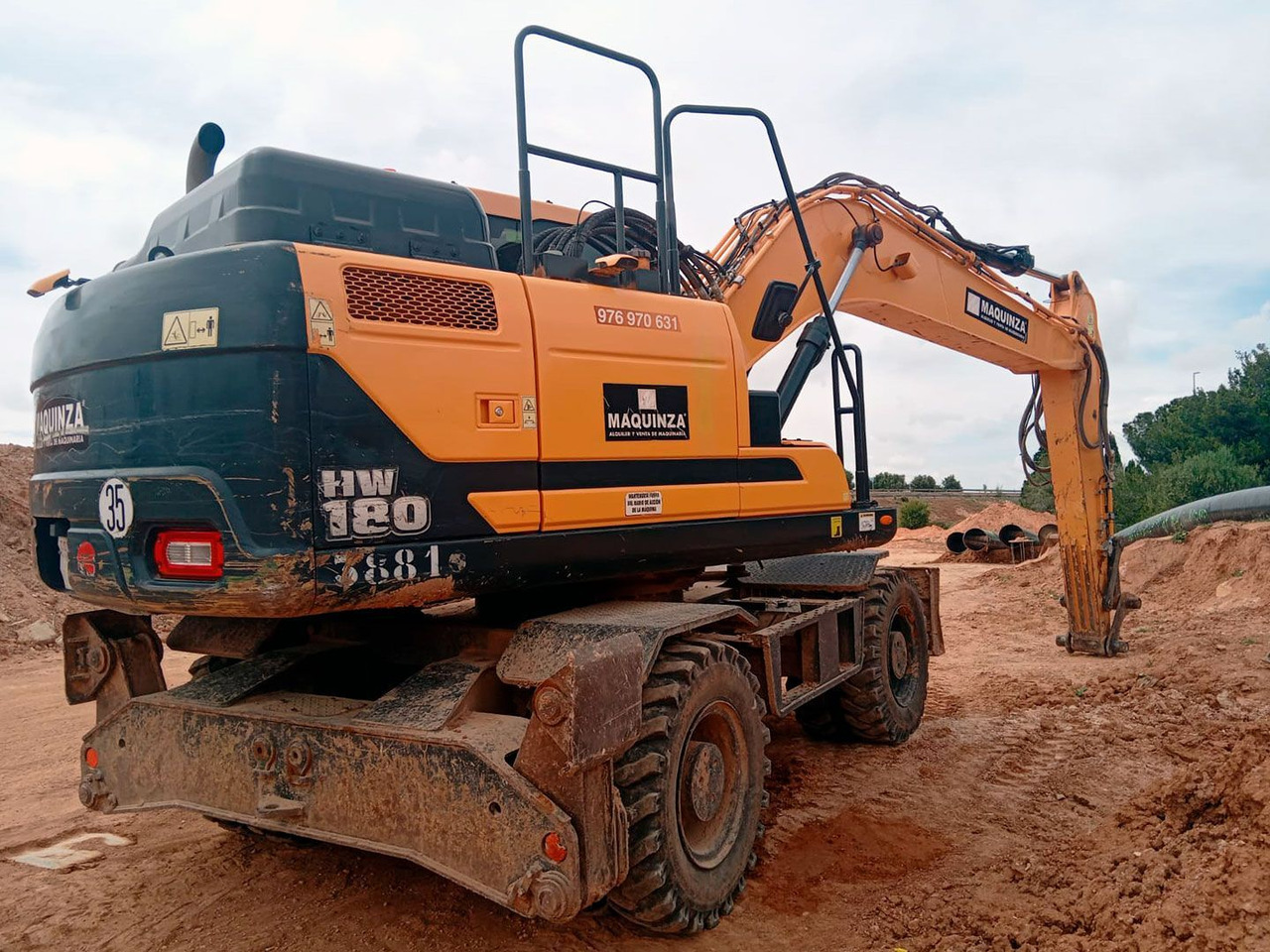 HYUNDAI HW180 - Τροχοφόρος εκσκαφέας: φωτογραφία 4 HYUNDAI HW180 - Τροχοφόρος εκσκαφέας: φωτογραφία 4