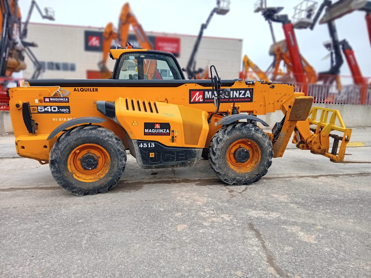JCB 540.180 - Τηλεσκοπικός φορτωτής: φωτογραφία 2 JCB 540.180 - Τηλεσκοπικός φορτωτής: φωτογραφία 2