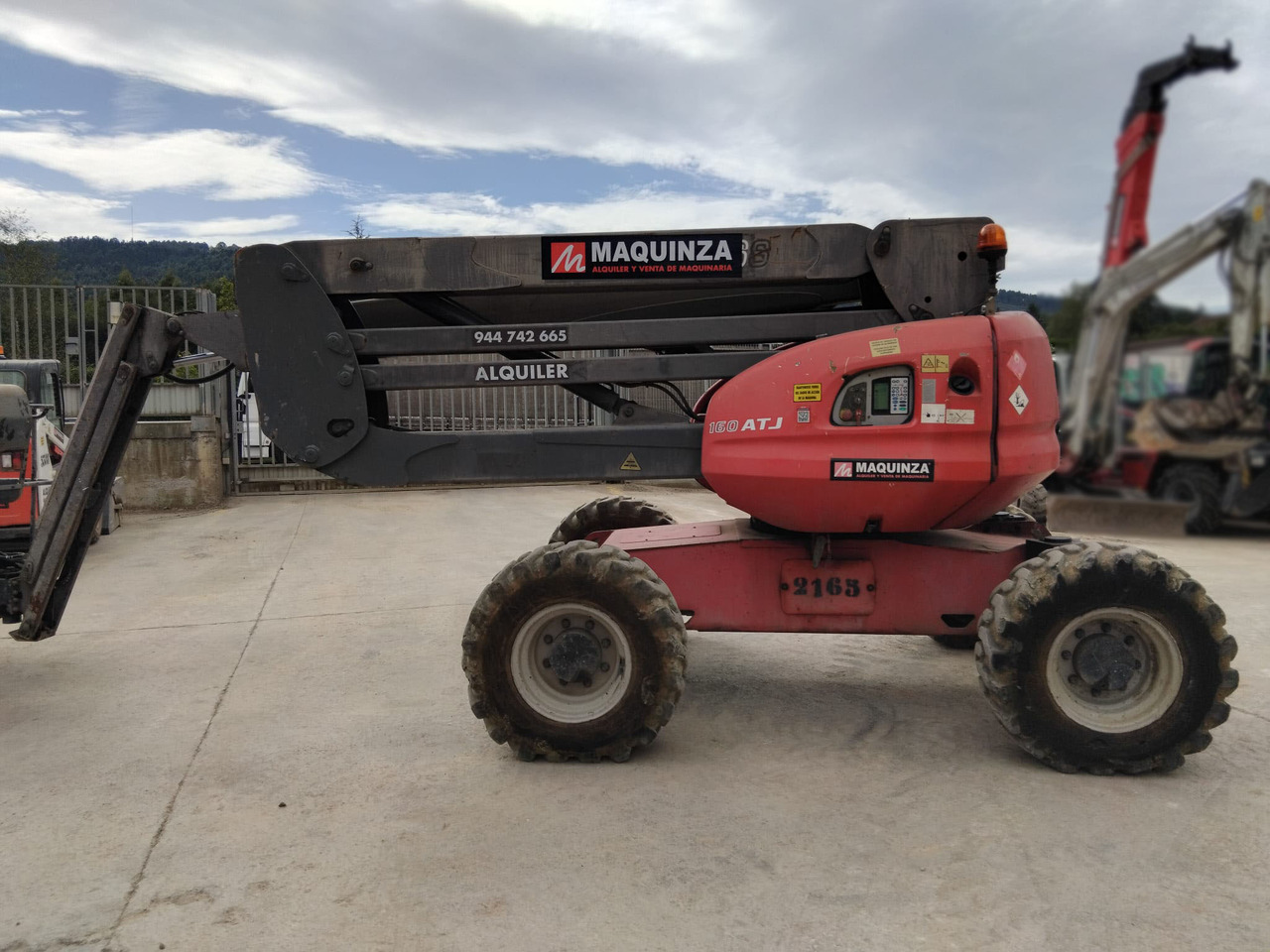 MANITOU 160ATJ EJE OSCILANTE - Καλαθοφόρο ανυψωτικό: φωτογραφία 1 MANITOU 160ATJ EJE OSCILANTE - Καλαθοφόρο ανυψωτικό: φωτογραφία 1