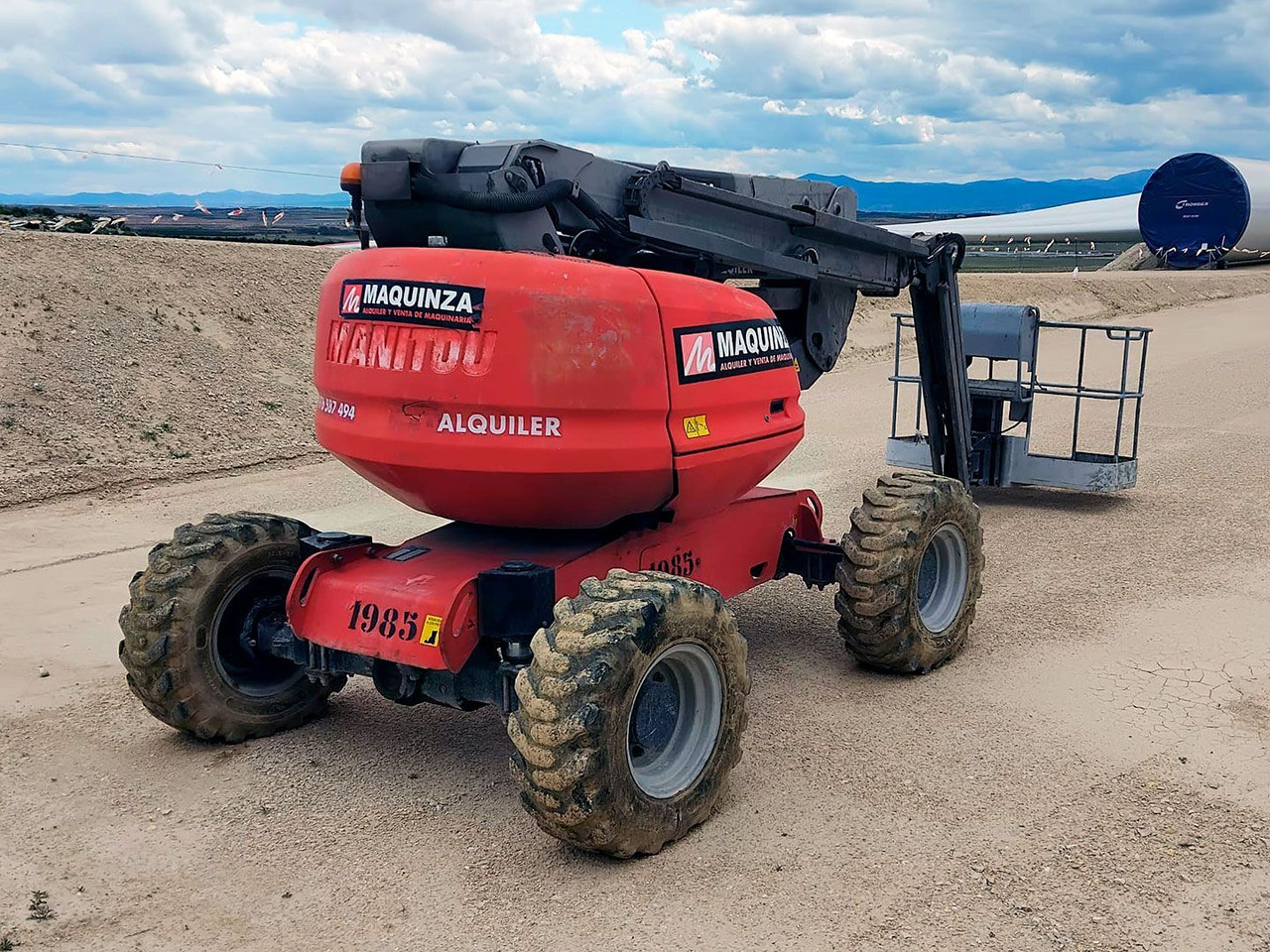 MANITOU 160ATJ EJE OSCILANTE - Καλαθοφόρο ανυψωτικό: φωτογραφία 2 MANITOU 160ATJ EJE OSCILANTE - Καλαθοφόρο ανυψωτικό: φωτογραφία 2
