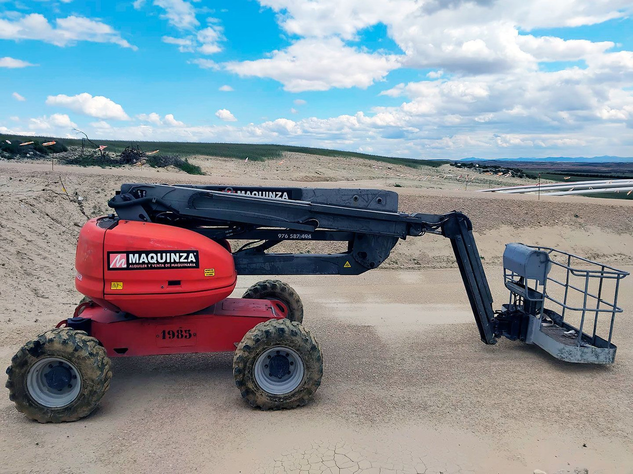 MANITOU 160ATJ EJE OSCILANTE - Καλαθοφόρο ανυψωτικό: φωτογραφία 1 MANITOU 160ATJ EJE OSCILANTE - Καλαθοφόρο ανυψωτικό: φωτογραφία 1