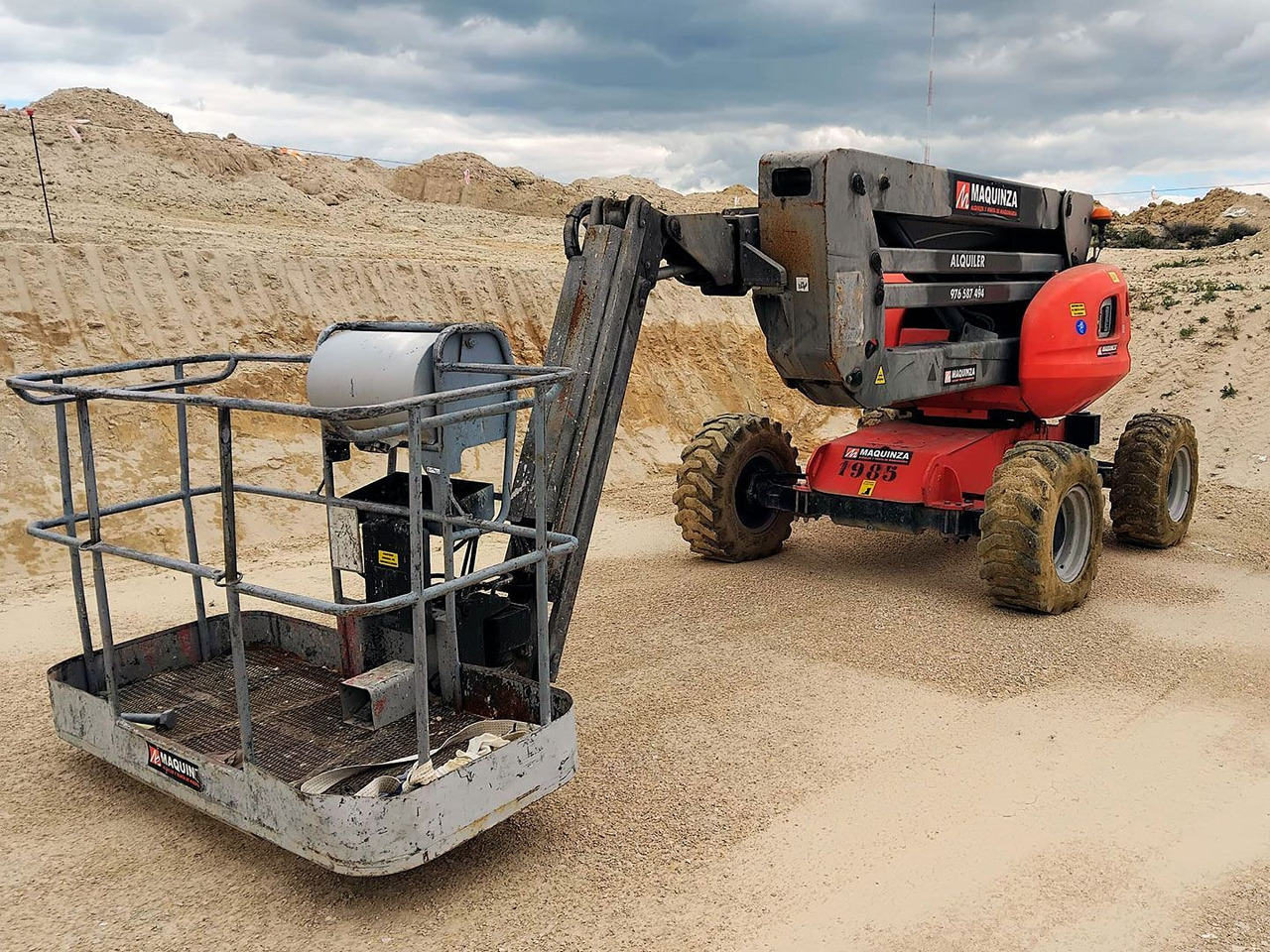 MANITOU 160ATJ EJE OSCILANTE - Καλαθοφόρο ανυψωτικό: φωτογραφία 4 MANITOU 160ATJ EJE OSCILANTE - Καλαθοφόρο ανυψωτικό: φωτογραφία 4