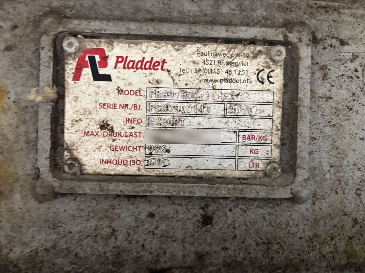 Pladdet PRG 3-600 - Αρπάγη: φωτογραφία 3 Pladdet PRG 3-600 - Αρπάγη: φωτογραφία 3