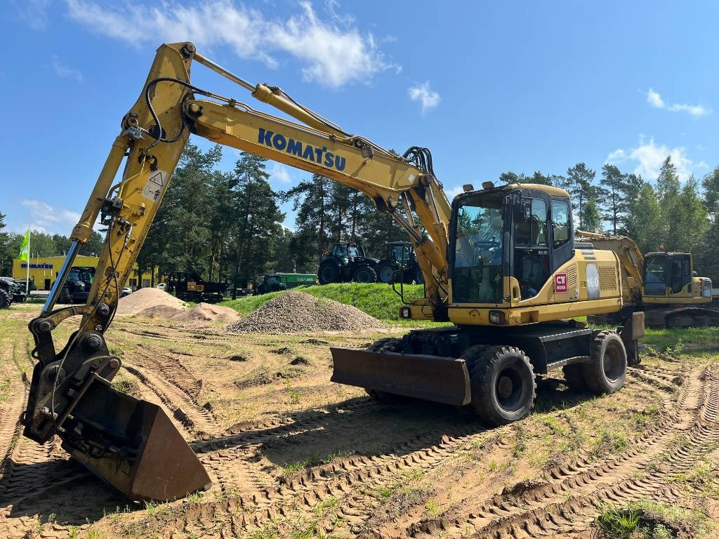 Komatsu PW 160-7 - Τροχοφόρος εκσκαφέας: φωτογραφία 1 Komatsu PW 160-7 - Τροχοφόρος εκσκαφέας: φωτογραφία 1