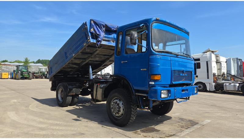MAN 16.170 (4X4 / STEEL SUSP. / 6 CYLINDER / MANUAL PUMP / BIG HUB / LAMES) - Φορτηγό ανατρεπόμενο: φωτογραφία 2 MAN 16.170 (4X4 / STEEL SUSP. / 6 CYLINDER / MANUAL PUMP / BIG HUB / LAMES) - Φορτηγό ανατρεπόμενο: φωτογραφία 2
