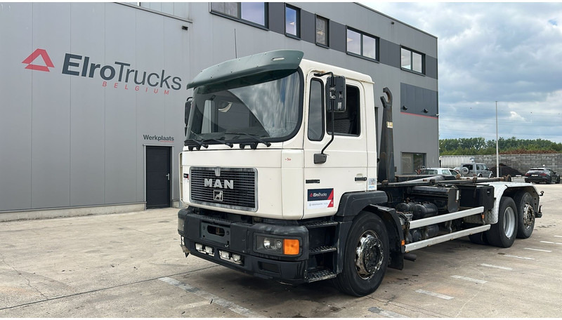 MAN 26.312 (6 CYLINDER / 6X2 / BELGIAN TRUCK IN GOOD CONDITION) - Φορτηγό φόρτωσης γάντζου: φωτογραφία 1 MAN 26.312 (6 CYLINDER / 6X2 / BELGIAN TRUCK IN GOOD CONDITION) - Φορτηγό φόρτωσης γάντζου: φωτογραφία 1