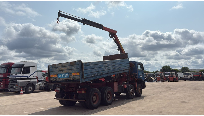 MAN 35.362 (6 CYLINDER / MANUAL PUMP / 8X4 / FALFINGER CRANE PK80 / STEEL SUSP.) - Φορτηγό ανατρεπόμενο, Φορτηγό με γερανό: φωτογραφία 4 MAN 35.362 (6 CYLINDER / MANUAL PUMP / 8X4 / FALFINGER CRANE PK80 / STEEL SUSP.) - Φορτηγό ανατρεπόμενο, Φορτηγό με γερανό: φωτογραφία 4