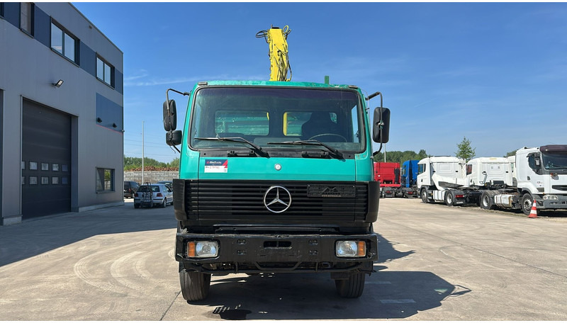 Mercedes-Benz SK 1722 (4X4 / LAMES / GRAND PONT / GRUE / TRES PROPRE / BIG HUB / STEEL SUSP. / V6) - Φορτηγό ανατρεπόμενο, Φορτηγό με γερανό: φωτογραφία 2 Mercedes-Benz SK 1722 (4X4 / LAMES / GRAND PONT / GRUE / TRES PROPRE / BIG HUB / STEEL SUSP. / V6) - Φορτηγό ανατρεπόμενο, Φορτηγό με γερανό: φωτογραφία 2