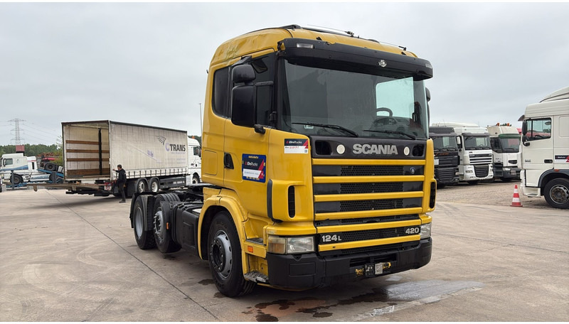 Scania 124-420 (6X2 / 8 TYRES / ORIGINAL TRACTOR UNIT / FRONT STEEL) - Τράκτορας: φωτογραφία 3 Scania 124-420 (6X2 / 8 TYRES / ORIGINAL TRACTOR UNIT / FRONT STEEL) - Τράκτορας: φωτογραφία 3