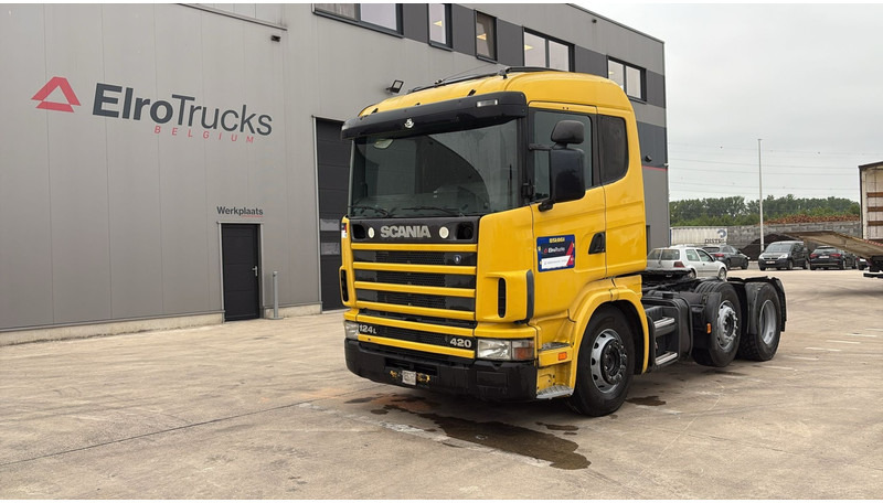 Scania 124-420 (6X2 / 8 TYRES / ORIGINAL TRACTOR UNIT / FRONT STEEL) - Τράκτορας: φωτογραφία 1 Scania 124-420 (6X2 / 8 TYRES / ORIGINAL TRACTOR UNIT / FRONT STEEL) - Τράκτορας: φωτογραφία 1