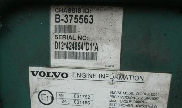 Volvo D12D 420 Volvo FH 12 - Κινητήρας για Φορτηγό: φωτογραφία 3 Volvo D12D 420 Volvo FH 12 - Κινητήρας για Φορτηγό: φωτογραφία 3