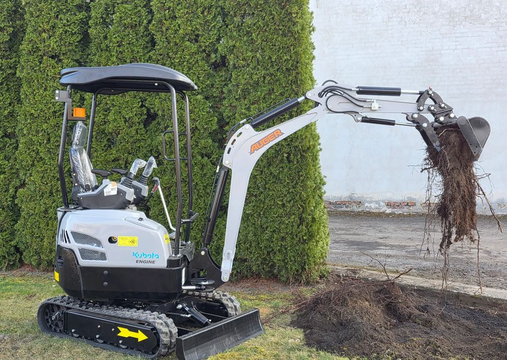 Καινούριο Μίνι εκσκαφέας Kubota Minikoparka AUGER HT 18, SILNIK KUBOTA, 3 ŁYŻKI: φωτογραφία 1