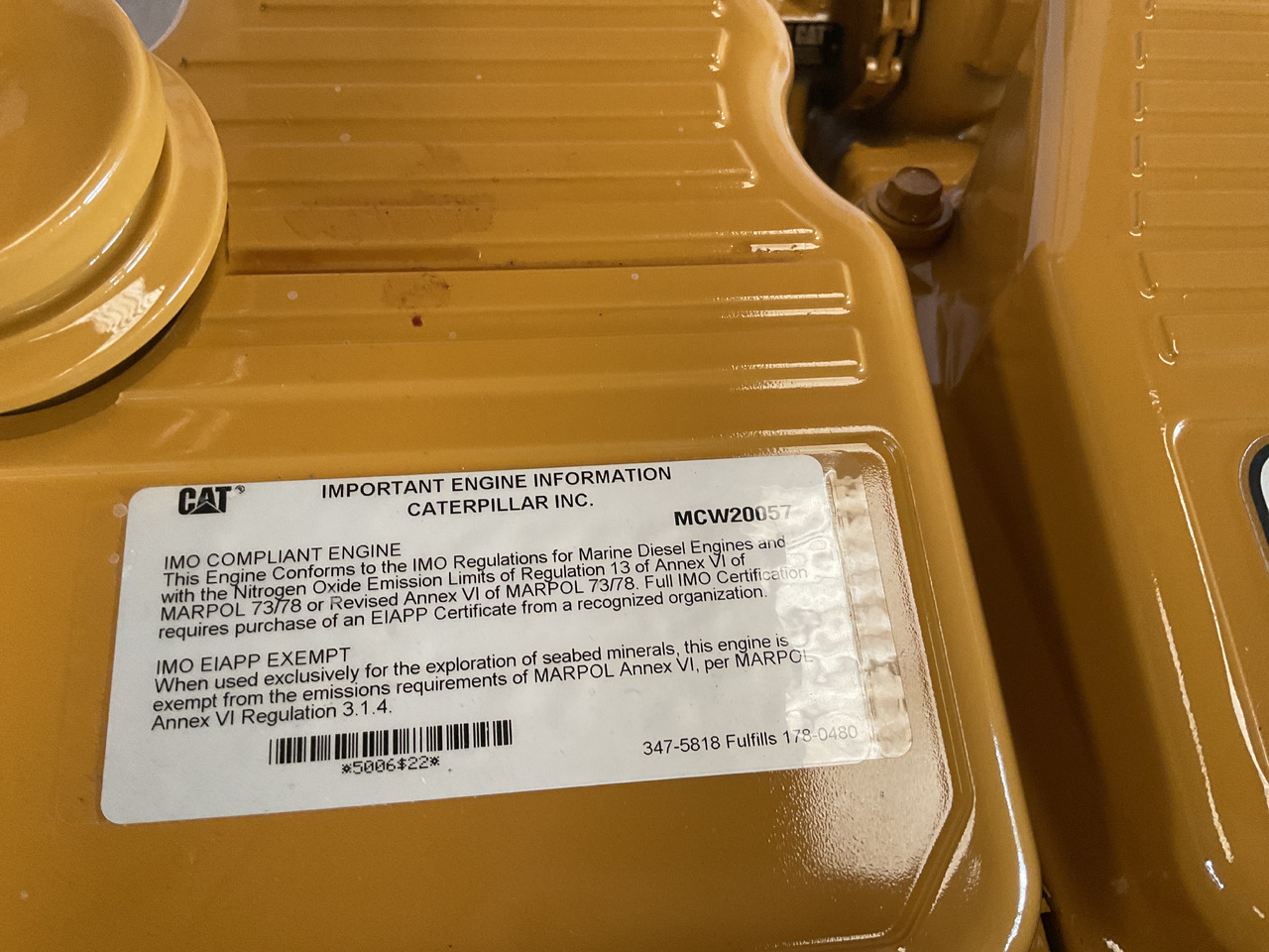 Caterpillar C15 Acert - Κινητήρας: φωτογραφία 3 Caterpillar C15 Acert - Κινητήρας: φωτογραφία 3