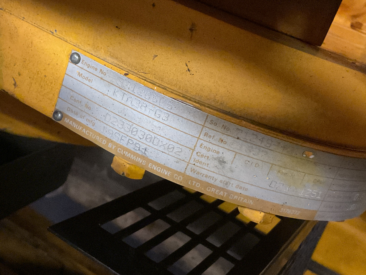 Cummins KTA38G3, 1000KVA Generatorset. Low hours and complete. - Βιομηχανική γεννήτρια: φωτογραφία 5 Cummins KTA38G3, 1000KVA Generatorset. Low hours and complete. - Βιομηχανική γεννήτρια: φωτογραφία 5