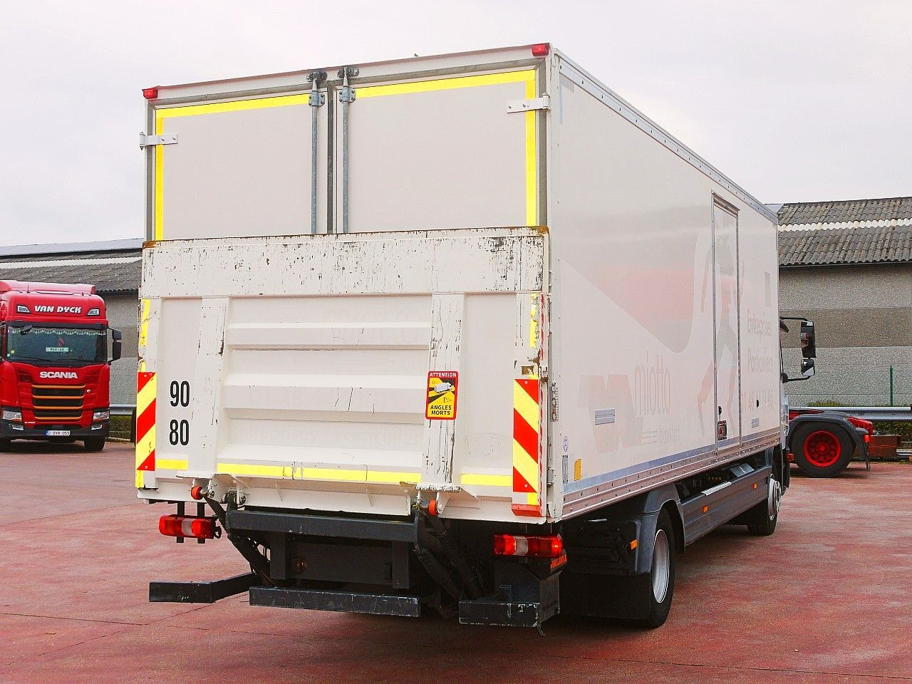 Φορτηγό κόφα Mercedes-Benz 1218 ATEGO MEUBEL KOFFER A/C 124 Tkm: φωτογραφία 6