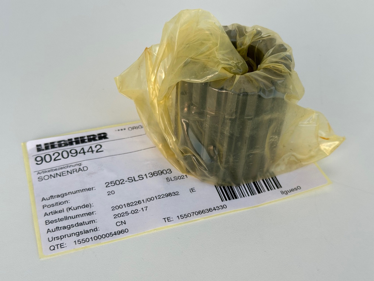 Liebherr Sonnenrad ID-Nr.9443047 - ID-Nr.944304703 - ID-Nr.90209442. A914 B,A914 C,A924,A932,A934,LH30,LH35,P924 C,E932,P914,P924 COMP,R906,R914,R916,R924,R926,R930 T,R932,R934,R944. #90209442.02.10# - Μειωτήρας περιστροφής για Κατασκευή μηχανήματα: φωτογραφία 5 Liebherr Sonnenrad ID-Nr.9443047 - ID-Nr.944304703 - ID-Nr.90209442. A914 B,A914 C,A924,A932,A934,LH30,LH35,P924 C,E932,P914,P924 COMP,R906,R914,R916,R924,R926,R930 T,R932,R934,R944. #90209442.02.10# - Μειωτήρας περιστροφής για Κατασκευή μηχανήματα: φωτογραφία 5