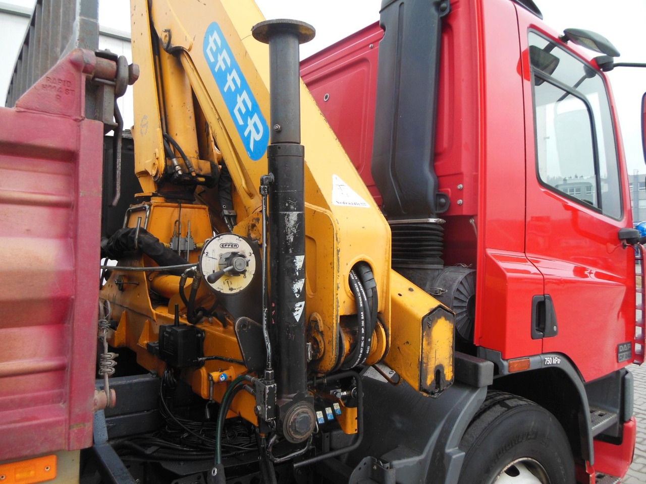 Leasing  DAF CF 65.240,KRAN EFFER 110/2S,MANUELL,BLATT,1 HAND DAF CF 65.240,KRAN EFFER 110/2S,MANUELL,BLATT,1 HAND: φωτογραφία 13