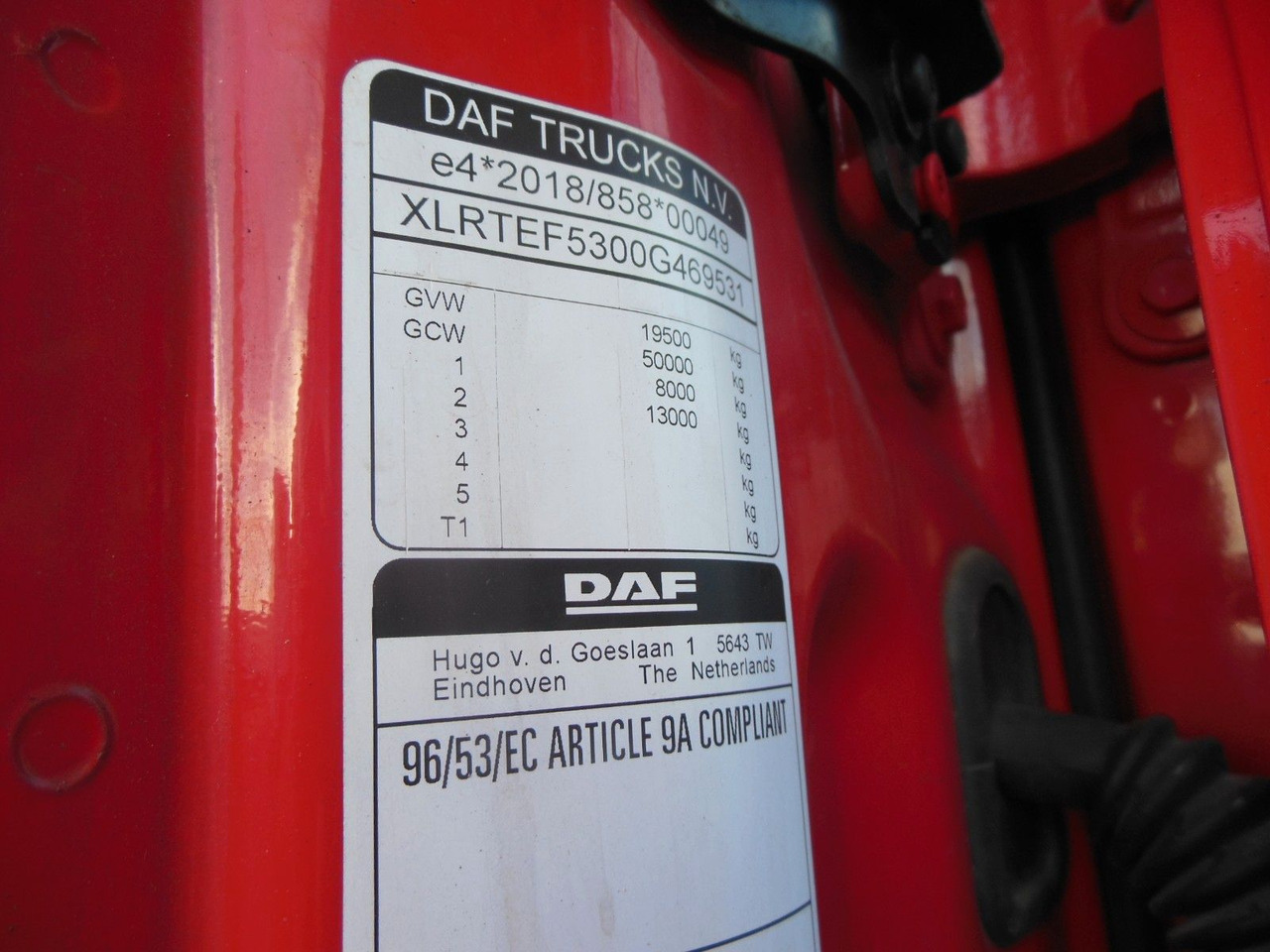 Τράκτορας DAF XG 480, KIPPHYDRAULIK, STANDKLIMA, WIE NEUE!!!: φωτογραφία 26