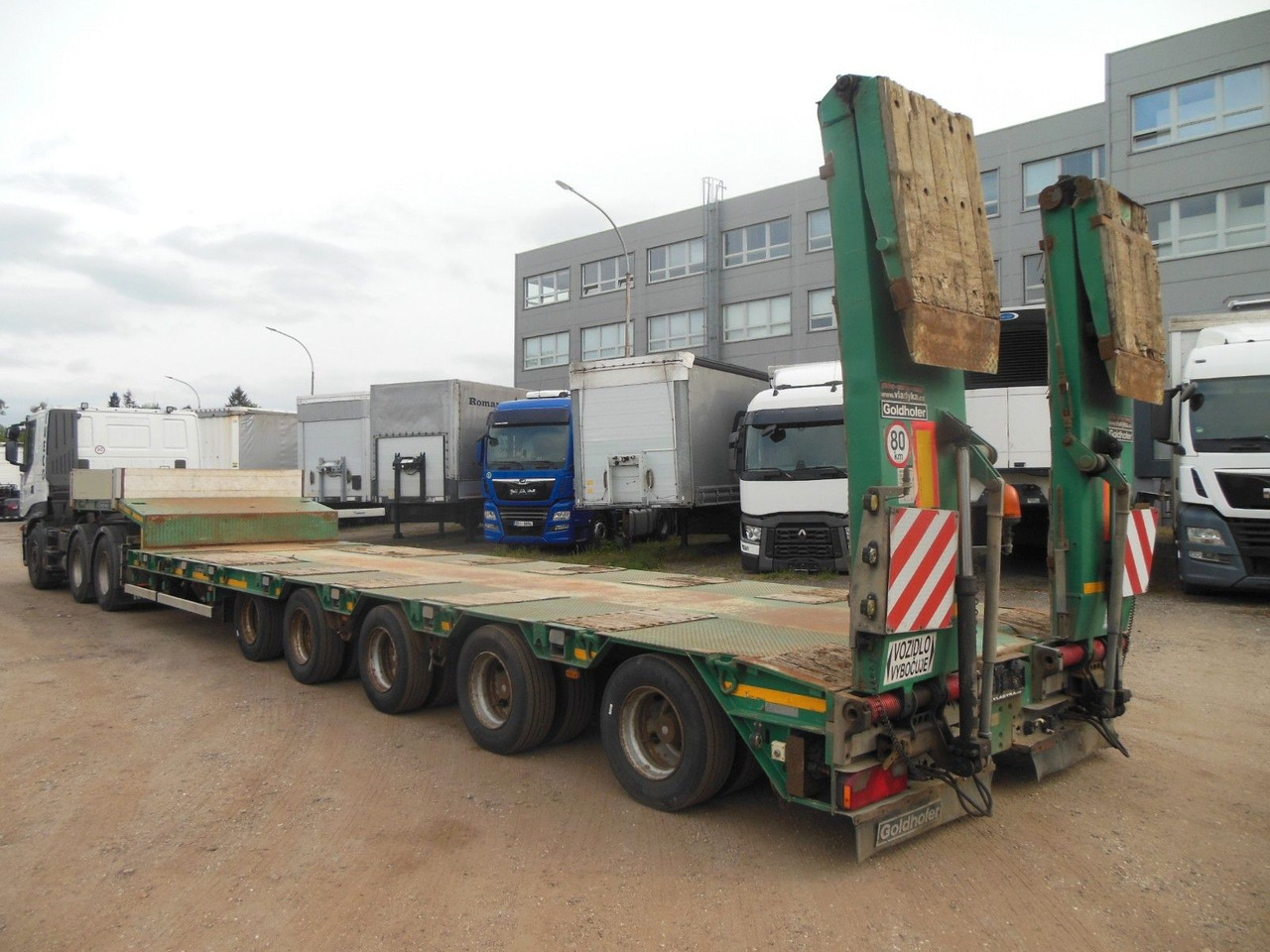 Goldhofer STZ-L 5-54/80, 5 ACHSEN,TELESKOP 7M,4 ACHSE LENK - Επικαθήμενο με χαμηλό δάπεδο: φωτογραφία 4 Goldhofer STZ-L 5-54/80, 5 ACHSEN,TELESKOP 7M,4 ACHSE LENK - Επικαθήμενο με χαμηλό δάπεδο: φωτογραφία 4