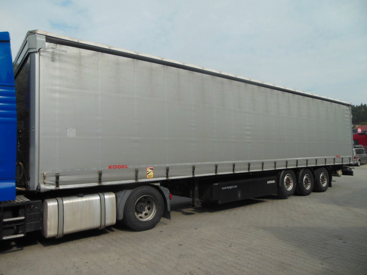 Επικαθήμενο κουρτίνα Kögel SN 24, SAF, PALETTEN BOX,: φωτογραφία 1