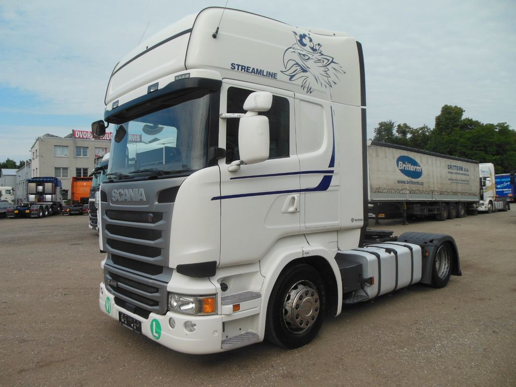 Scania R410, LOWDECK, RETARDER, TOP STAND Scania R410, LOWDECK, RETARDER, TOP STAND - Τράκτορας: φωτογραφία 1 Scania R410, LOWDECK, RETARDER, TOP STAND Scania R410, LOWDECK, RETARDER, TOP STAND - Τράκτορας: φωτογραφία 1