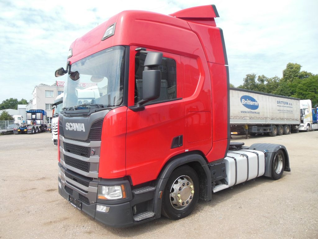 Scania R450 LOWDECK, RETARDER, STANDKLIMA, VOLL LUFT - Τράκτορας: φωτογραφία 1 Scania R450 LOWDECK, RETARDER, STANDKLIMA, VOLL LUFT - Τράκτορας: φωτογραφία 1