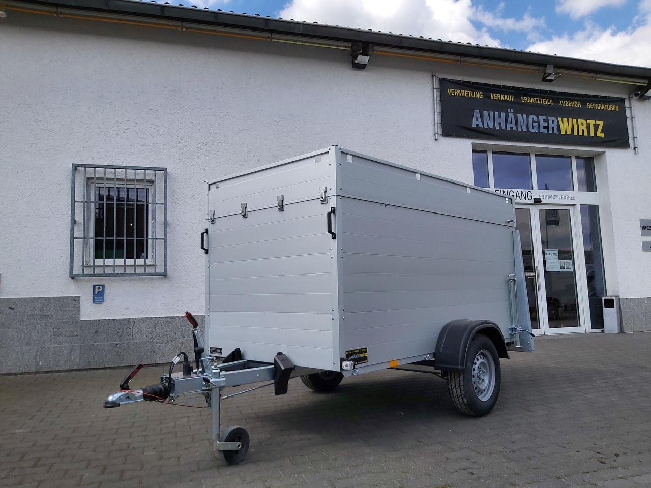 ALUBOXX Deckelanhänger GTB 1200 VT2 251x126x118cm Heckrampe (S) 1160kg Winter Aktion - Ρυμούλκα κόφα: φωτογραφία 3 ALUBOXX Deckelanhänger GTB 1200 VT2 251x126x118cm Heckrampe (S) 1160kg Winter Aktion - Ρυμούλκα κόφα: φωτογραφία 3