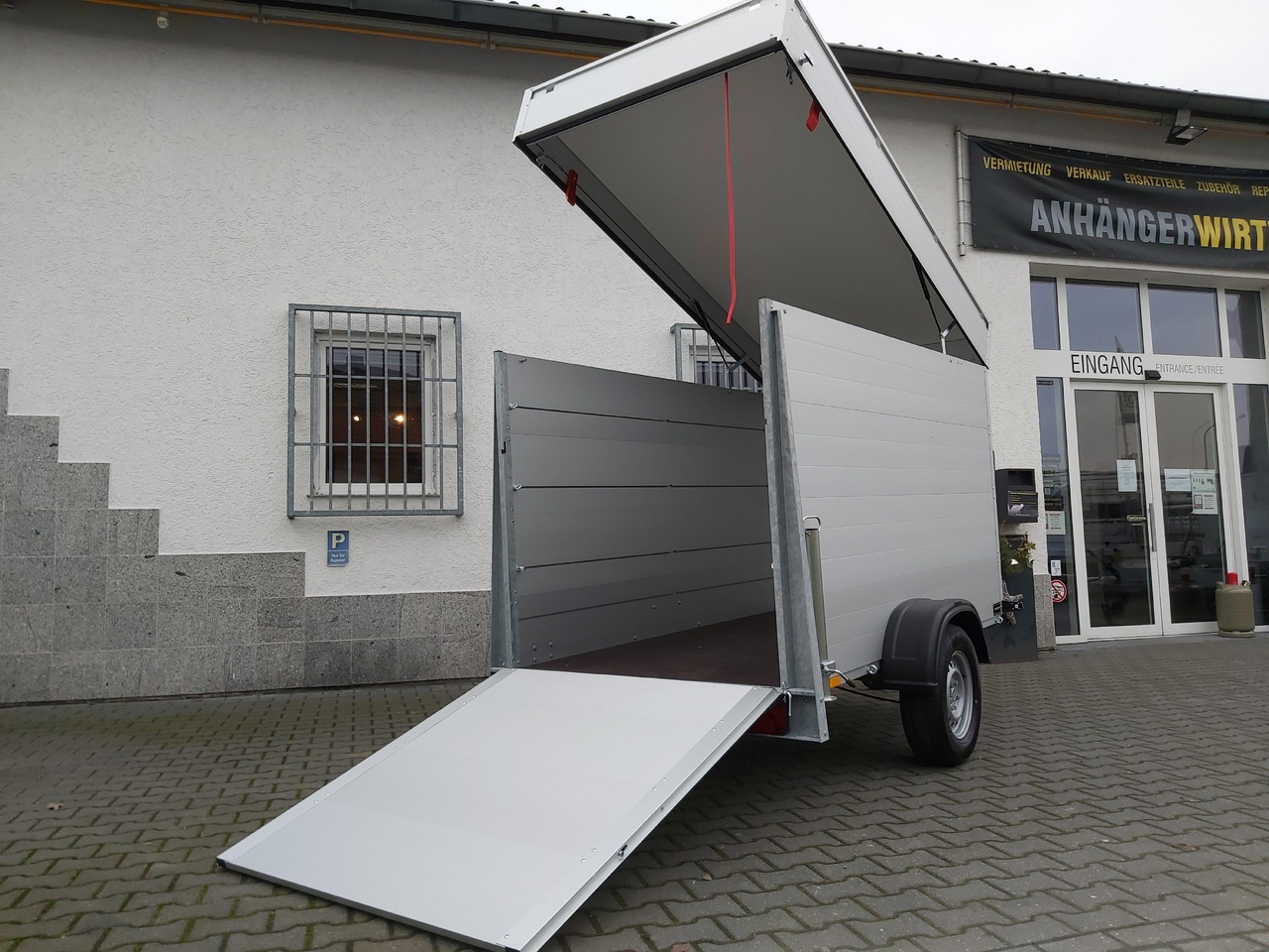 ALUBOXX Deckelanhänger GTB 1200 VT3 251x126x153cm Heckrampe (S) 1200kg Winter Aktion - Ρυμούλκα κόφα: φωτογραφία 2 ALUBOXX Deckelanhänger GTB 1200 VT3 251x126x153cm Heckrampe (S) 1200kg Winter Aktion - Ρυμούλκα κόφα: φωτογραφία 2