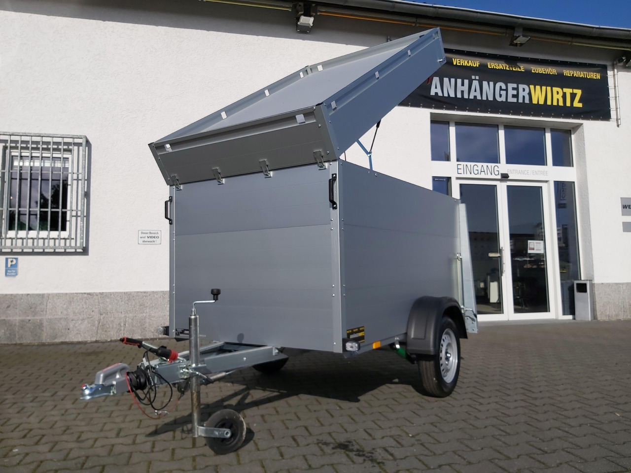 ALUBOXX Deckelanhänger GTB 750 VT2 211x126x118cm Heckrampe (XS) 750kg Top Seller Angebot - Ρυμούλκα κόφα: φωτογραφία 2 ALUBOXX Deckelanhänger GTB 750 VT2 211x126x118cm Heckrampe (XS) 750kg Top Seller Angebot - Ρυμούλκα κόφα: φωτογραφία 2
