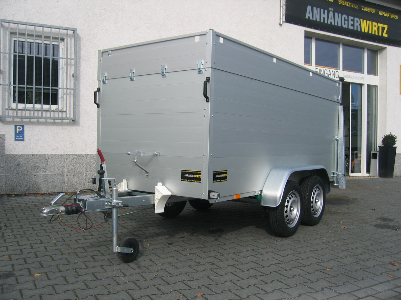 ALUBOXX Deckelanhänger GTT 1500 VT2 301x126x118cm Heckrampe (M) 1500kg order Aktion - Ρυμούλκα κόφα: φωτογραφία 2 ALUBOXX Deckelanhänger GTT 1500 VT2 301x126x118cm Heckrampe (M) 1500kg order Aktion - Ρυμούλκα κόφα: φωτογραφία 2