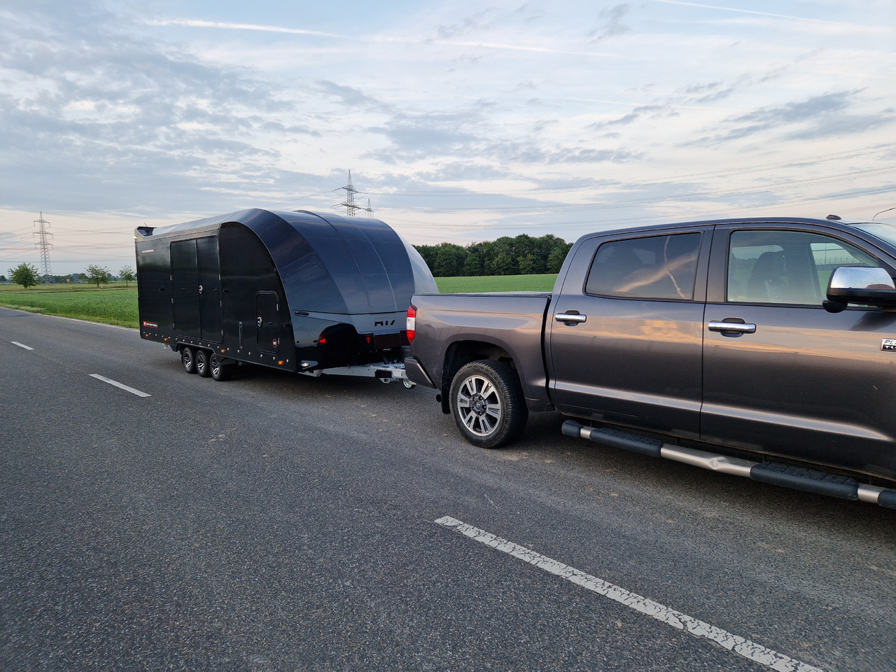 Ρυμούλκα αυτοκινητάμαξα BJT Race Transporter 7 397-6023-35-3-10-B 600x228x189cm black RR Kamera 1 Alufelgen Tridem 3500 Akt: φωτογραφία 19