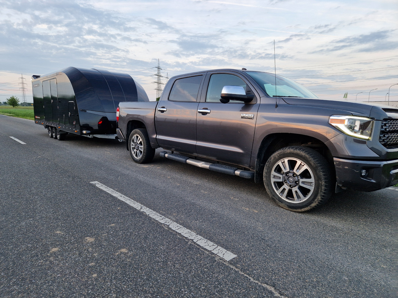 Ρυμούλκα αυτοκινητάμαξα BJT Race Transporter 7 397-6023-35-3-10-B 600x228x189cm black RR Kamera 1 Alufelgen Tridem 3500 Akt: φωτογραφία 22