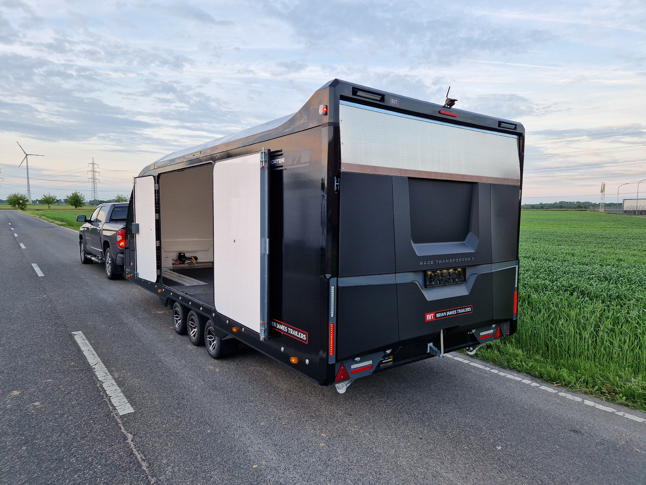 Ρυμούλκα αυτοκινητάμαξα BJT Race Transporter 7 397-6023-35-3-10-B 600x228x189cm black RR Kamera 1 Alufelgen Tridem 3500 Akt: φωτογραφία 12