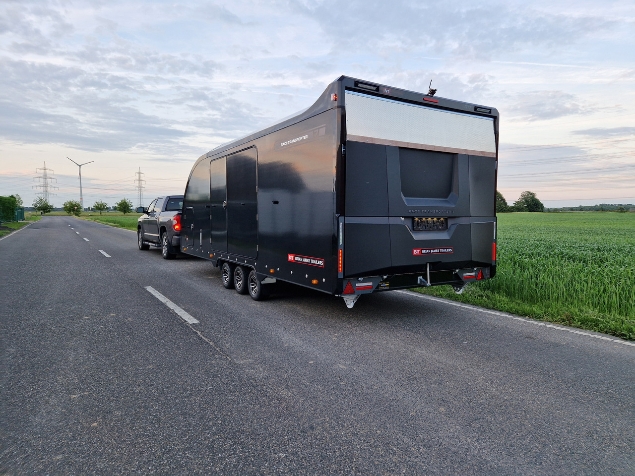 Ρυμούλκα αυτοκινητάμαξα BJT Race Transporter 7 397-6023-35-3-10-B 600x228x189cm black RR Kamera 1 Alufelgen Tridem 3500 Akt: φωτογραφία 10