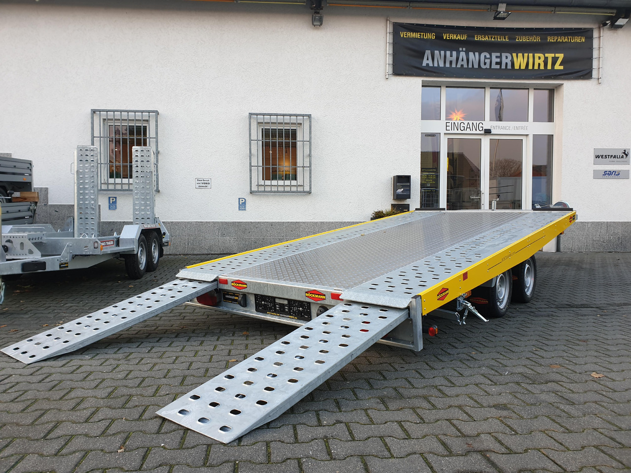 Böckmann AH 4320/35 430x208cm easyload ankipbar Aluboden 3500kg - Ρυμούλκα αυτοκινητάμαξα: φωτογραφία 1 Böckmann AH 4320/35 430x208cm easyload ankipbar Aluboden 3500kg - Ρυμούλκα αυτοκινητάμαξα: φωτογραφία 1