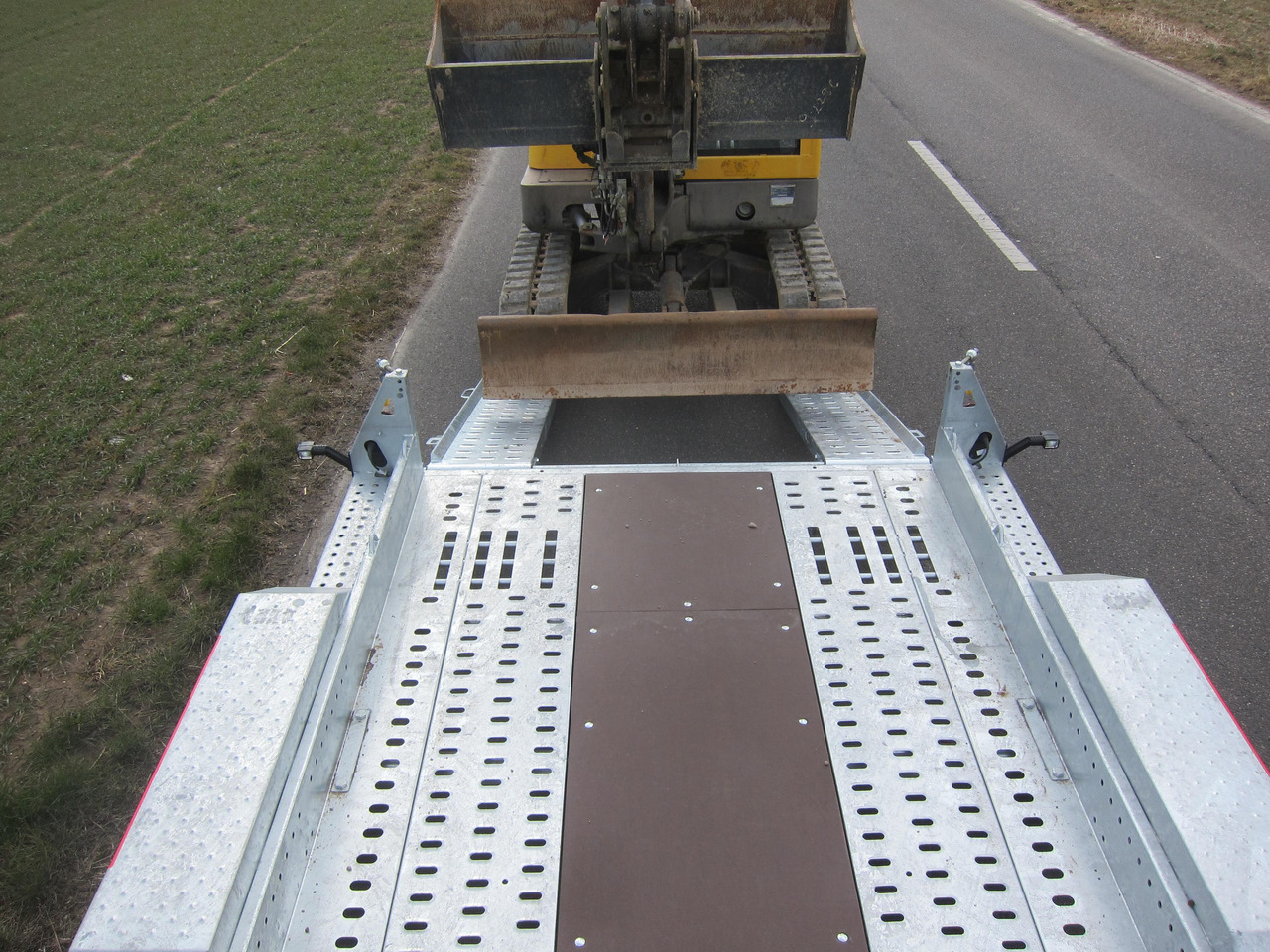 Τρέιλερ μεταφοράς μηχανημάτων Brian James Digger Plant 543-3217-35 320x170cm Schaufelablage Rampen Reserverad 3500kg: φωτογραφία 7