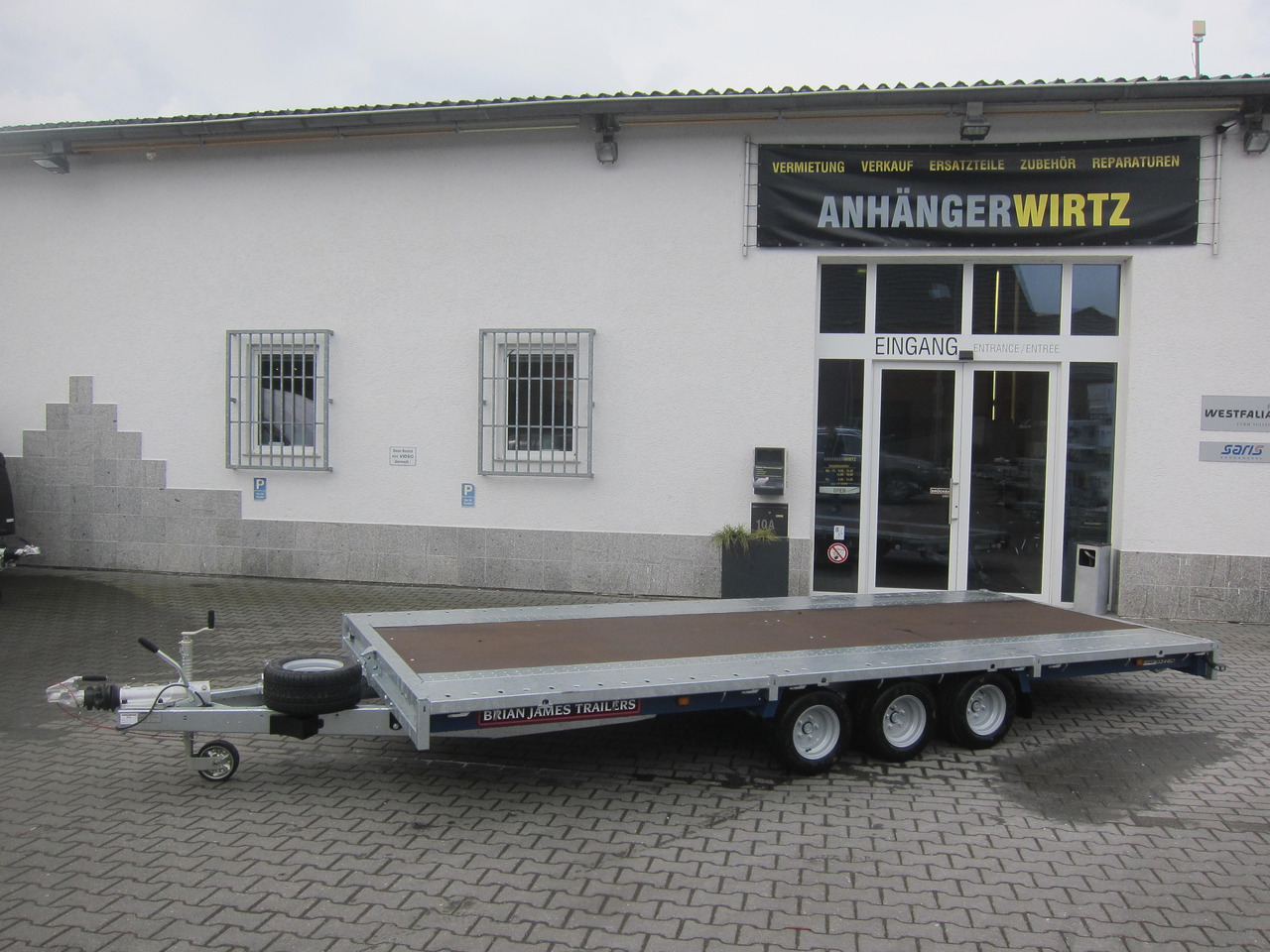 Brian James Trailer CarGO Connect 500x225cm Plateau Tridem 10" 3500kg 22 - Τρέιλερ πλατφόρμα/ Καρότσα: φωτογραφία 1 Brian James Trailer CarGO Connect 500x225cm Plateau Tridem 10" 3500kg 22 - Τρέιλερ πλατφόρμα/ Καρότσα: φωτογραφία 1