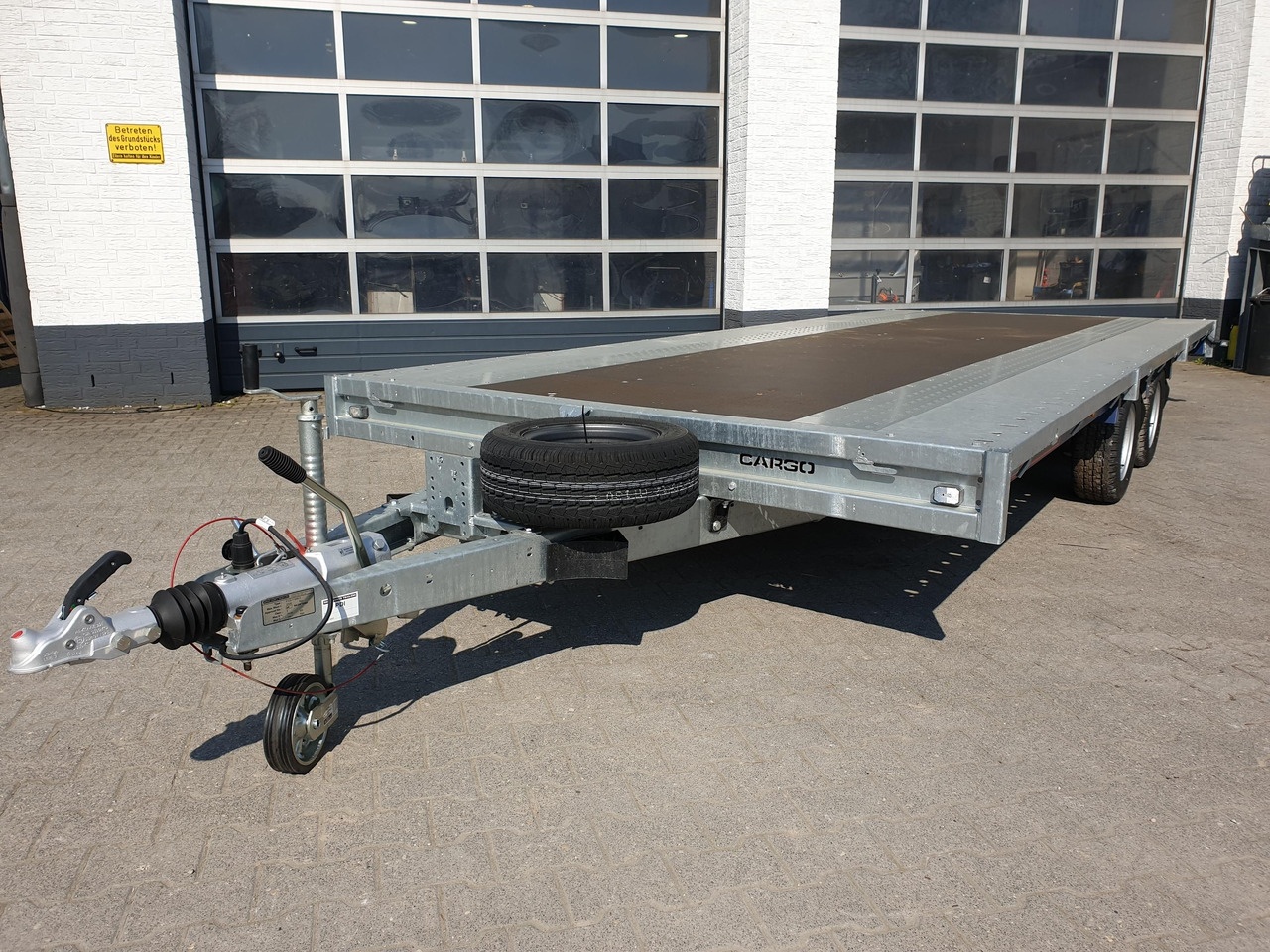 Brian James Trailer CarGO Connect 550x225cm Plateau Tandem 12" 3500kg Abverkauf 22 - Τρέιλερ πλατφόρμα/ Καρότσα: φωτογραφία 1 Brian James Trailer CarGO Connect 550x225cm Plateau Tandem 12" 3500kg Abverkauf 22 - Τρέιλερ πλατφόρμα/ Καρότσα: φωτογραφία 1